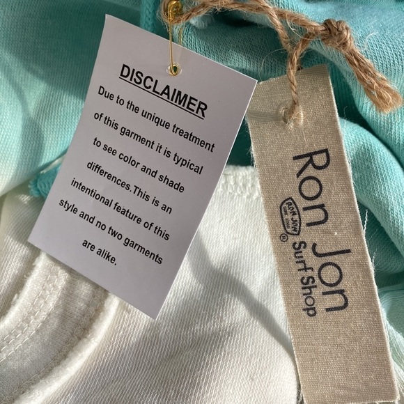 Ron Jon tie dye hoodie sweatshirt with Orange Beach on sleeve NWT - Picture 7 of 8